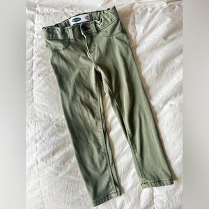 Old Navy 24/7 Ballerina Toddler Olive Green Jeans